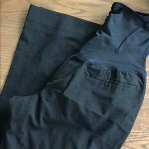 Gap maternity high panel work slacks